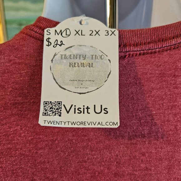 T-Shirt NWT "Pray Til The Cows Come Home" Size Large Gildan-Item #621 - Picture 3 of 3